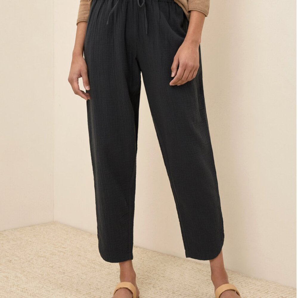 Pact Coastal Double Gauze Tapered Pull-On Pant - Picture 2 of 6